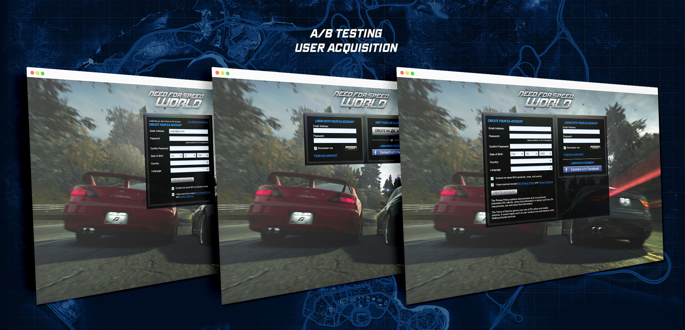 Need For Speed World AB Testing
